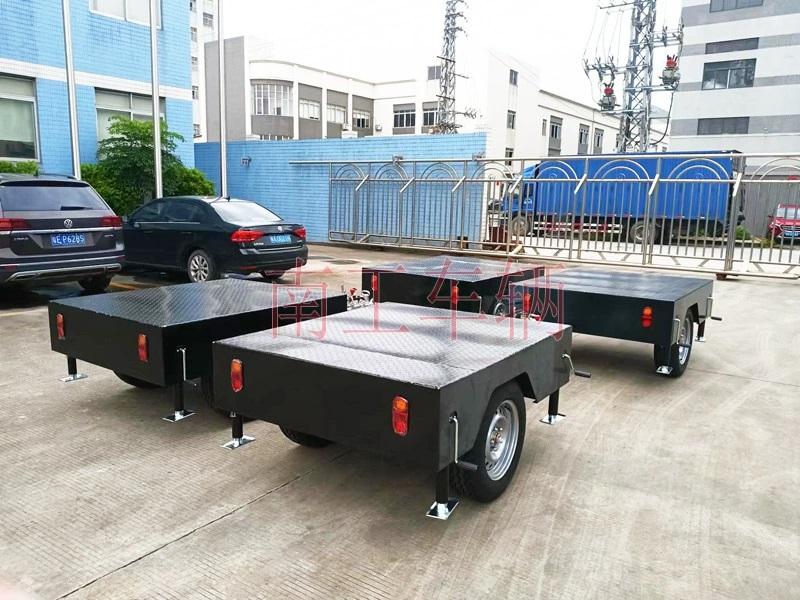 0.7 ton small fire flat trailer ATV full trailer