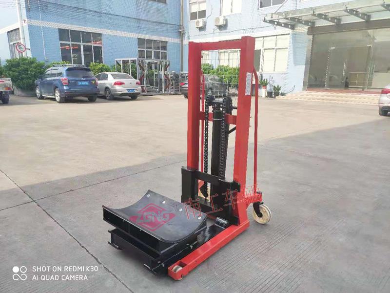 1 ton manual reel truck, manual stacking tool truck